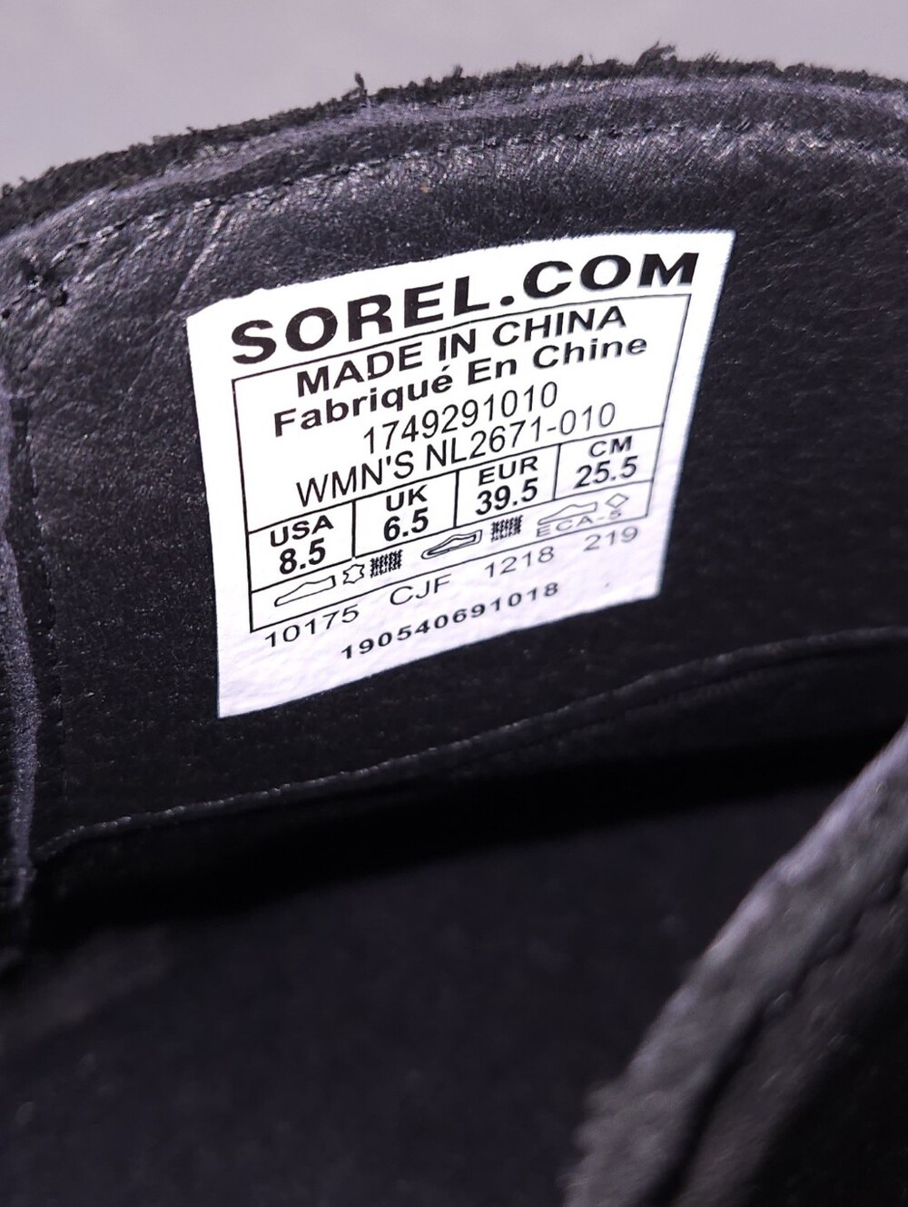 SOREL Emilie Chelsea Ankle Bootie US 8.5 Black - Picture 9 of 11